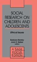 Cover: Social Research on Children and Adolescents - SAGE Publications Inc
