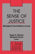 Cover: The Sense of Justice - SAGE Publications Inc