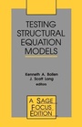 Cover: Testing Structural Equation Models - SAGE Publications Inc