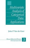 Cover: Multivariate Analysis of Categorical Data: Applications - SAGE Publications Inc
