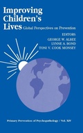 Cover: Improving Children's Lives - SAGE Publications Inc