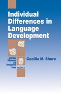 Cover: Individual Differences in Language Development - SAGE Publications Inc