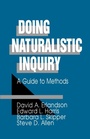 Cover: Doing Naturalistic Inquiry - SAGE Publications Inc