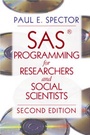 Cover: SAS[R in circle] Programming for Researchers and Social Scientists - SAGE Publications Inc