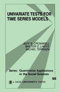 Cover: Univariate Tests for Time Series Models - SAGE Publications Inc