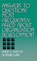Cover: Answers to Questions Most Frequently Asked about Organization Development - SAGE Publications Inc