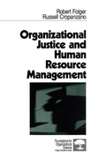 Cover: Organizational Justice and Human Resource Management - SAGE Publications Inc