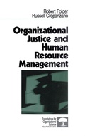 Cover: Organizational Justice and Human Resource Management - SAGE Publications Inc