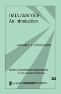 Cover: Data Analysis - SAGE Publications Inc