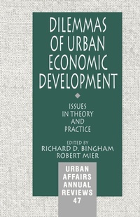 Enlarge image Cover: Dilemmas of Urban Economic Development - SAGE Publications Inc