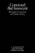 Cover: Convicted but Innocent - SAGE Publications Inc