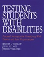 Cover: Testing Students With Disabilities - Corwin Press Inc