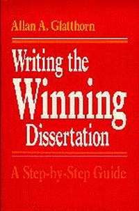 Enlarge image Cover: Writing the Winning Dissertation - Corwin Press Inc