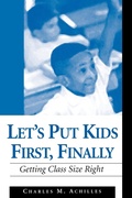 Cover: Let's Put Kids First, Finally - SAGE Publications Inc