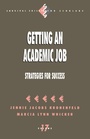 Cover: Getting an Academic Job - SAGE Publications Inc