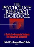 Cover: The Psychology Research Handbook - SAGE Publications Inc