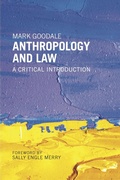Cover: Anthropology and Law - New York University Press