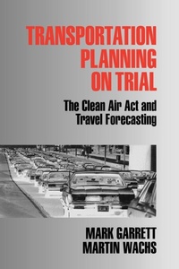 Enlarge image Cover: Transportation Planning on Trial - SAGE Publications Inc