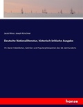 Cover: Deutsche Nationalliteratur, historisch-kritische Ausgabe - Hansebooks
