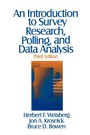 Cover: An Introduction to Survey Research, Polling, and Data Analysis - SAGE Publications Inc