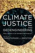 Cover: Climate Justice and Geoengineering - Rowman & Littlefield Publishers