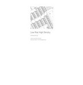 Cover: Low Rise High Density. Referenzkatalog - Leibniz Universit&auml;t Hannover Regionales Bauen + Siedlungsplanung