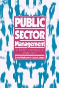 Cover: Public Sector Management - SAGE Publications Inc