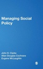 Cover: Managing Social Policy - SAGE Publications Inc