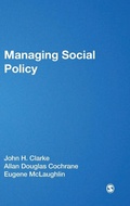 Cover: Managing Social Policy - SAGE Publications Inc