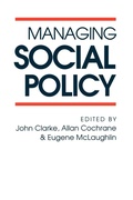 Cover: Managing Social Policy - SAGE Publications Inc