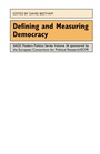 Cover: Defining and Measuring Democracy - SAGE Publications Inc