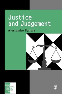 Enlarge image Cover: Justice and Judgement - SAGE Publications Inc