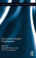Cover: Kant and the Scottish Enlightenment - Routledge