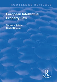 Abbildung von: European Intellectual Property Law - Routledge