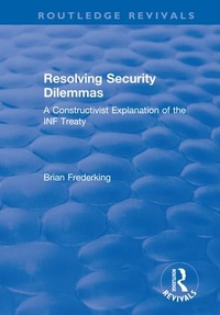 Enlarge image Cover: Resolving Security Dilemmas - Routledge