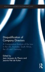 Cover: Disqualification of Company Directors - Routledge