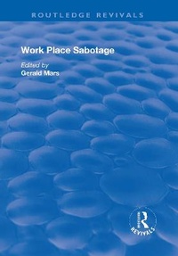 Abbildung von: Work Place Sabotage - Routledge