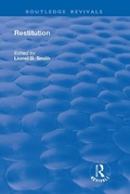 Cover: Restitution - Routledge