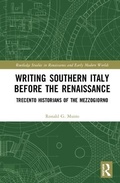 Cover: Writing Southern Italy Before the Renaissance - Routledge