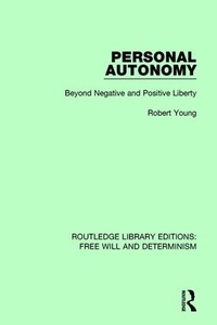 Enlarge image Cover: Personal Autonomy - Routledge