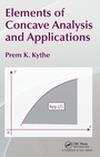 Cover: Elements of Concave Analysis and Applications - CRC Press