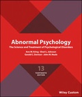 Cover: Abnormal Psychology - Wiley