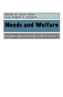 Cover: Needs and Welfare - SAGE Publications Inc