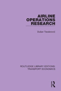 Enlarge image Cover: Airline Operations Research - Routledge