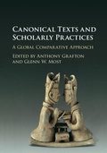 Cover: Canonical Texts and Scholarly Practices - Cambridge University Press