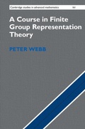 Cover: A Course in Finite Group Representation Theory - Cambridge University Press