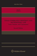 Cover: Texas Community Property and Matrimonial Law - Wolters Kluwer Law & Business