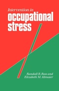 Cover: Intervention in Occupational Stress - SAGE Publications Inc