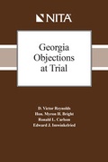 Cover: Georgia Objections at Trial - Wolters Kluwer Law & Business