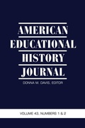 Cover: American Educational History Journal Vol 43 Issue 1 & 2 - Information Age Publishing